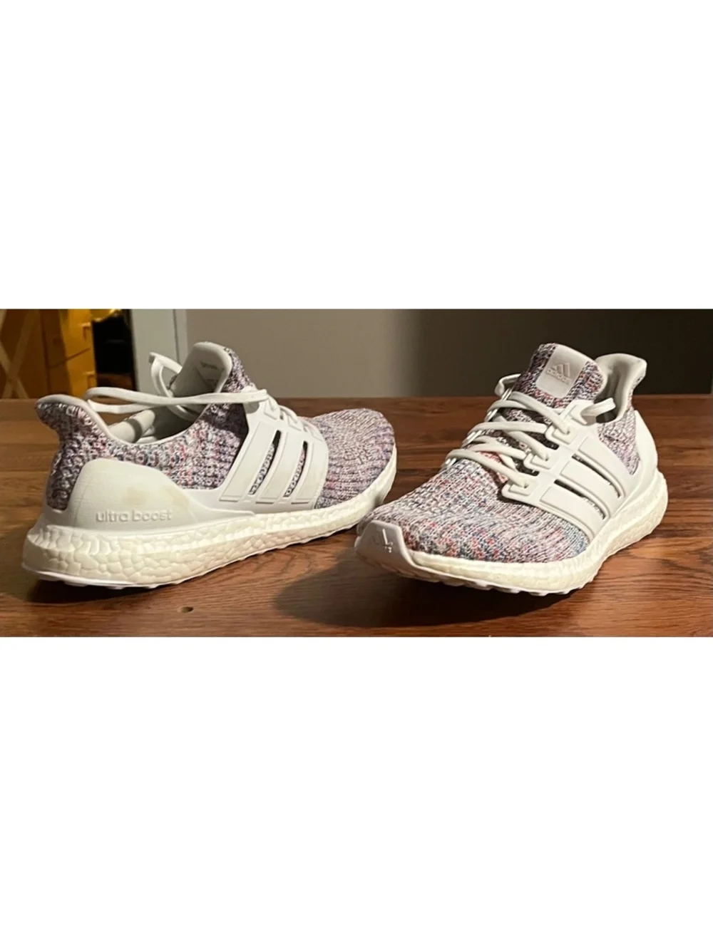 Adidas Ultra Boost Multi-Color Knit Running Shoes Size 9.5